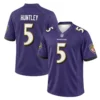 Baltimore Ravens Tyler Huntley Purple Jersey