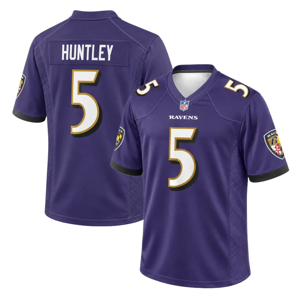 Baltimore Ravens Tyler Huntley Purple Jersey – Game Day Fan Jersey