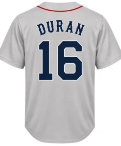 Boston Red Sox Jarren Duran Red Jersey – back view