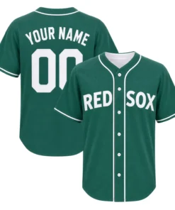 Boston Red Sox Red Custom Jersey