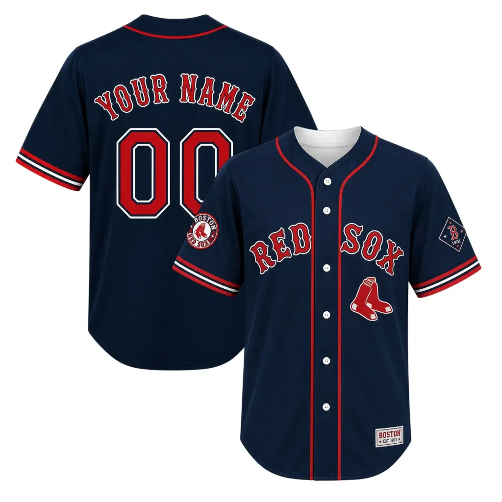Boston Red Sox Red Custom Jersey – Matchday Fan Edition