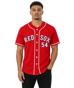 Boston Red Sox Red Jersey – model view