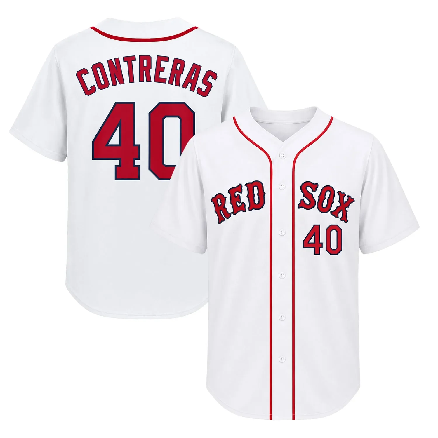 Boston Red Sox Willson Contreras Red Jersey