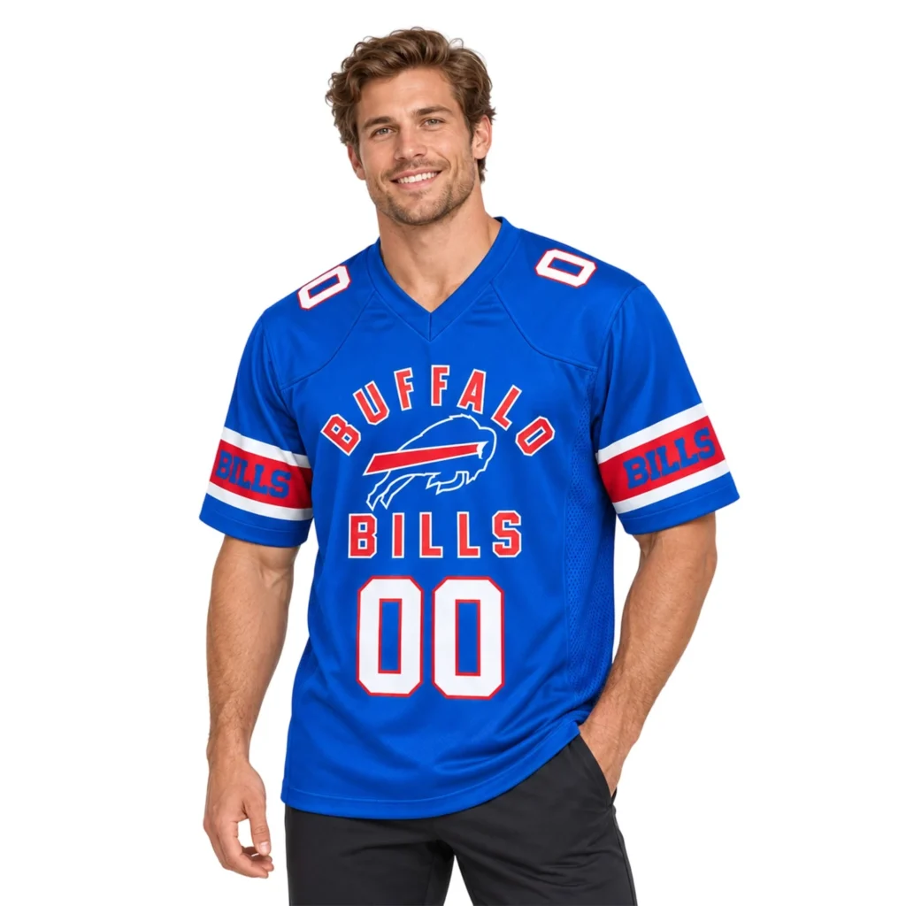 Buffalo Bills Blue Custom Jersey – Season Pride Edition