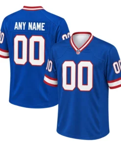 Buffalo Bills Blue Throwback Custom Jersey
