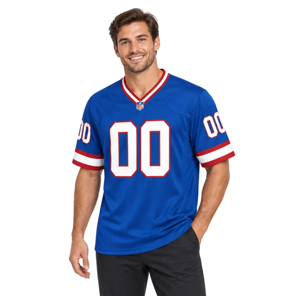 Buffalo Bills Blue Throwback Custom Jersey – Stadium Ready Fan Style