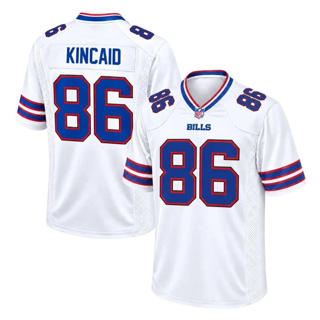 Buffalo Bills Dalton Kincaid White Jersey – Matchday Fan Edition