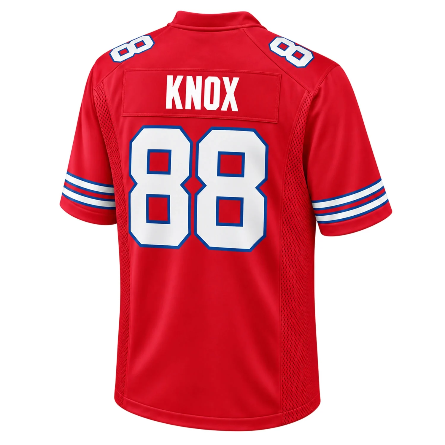 Buffalo Bills Dawson Knox Red Jersey – back view