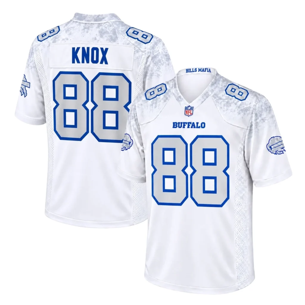 Buffalo Bills Dawson Knox White Rivalries Jersey – Personalized Fan Edition