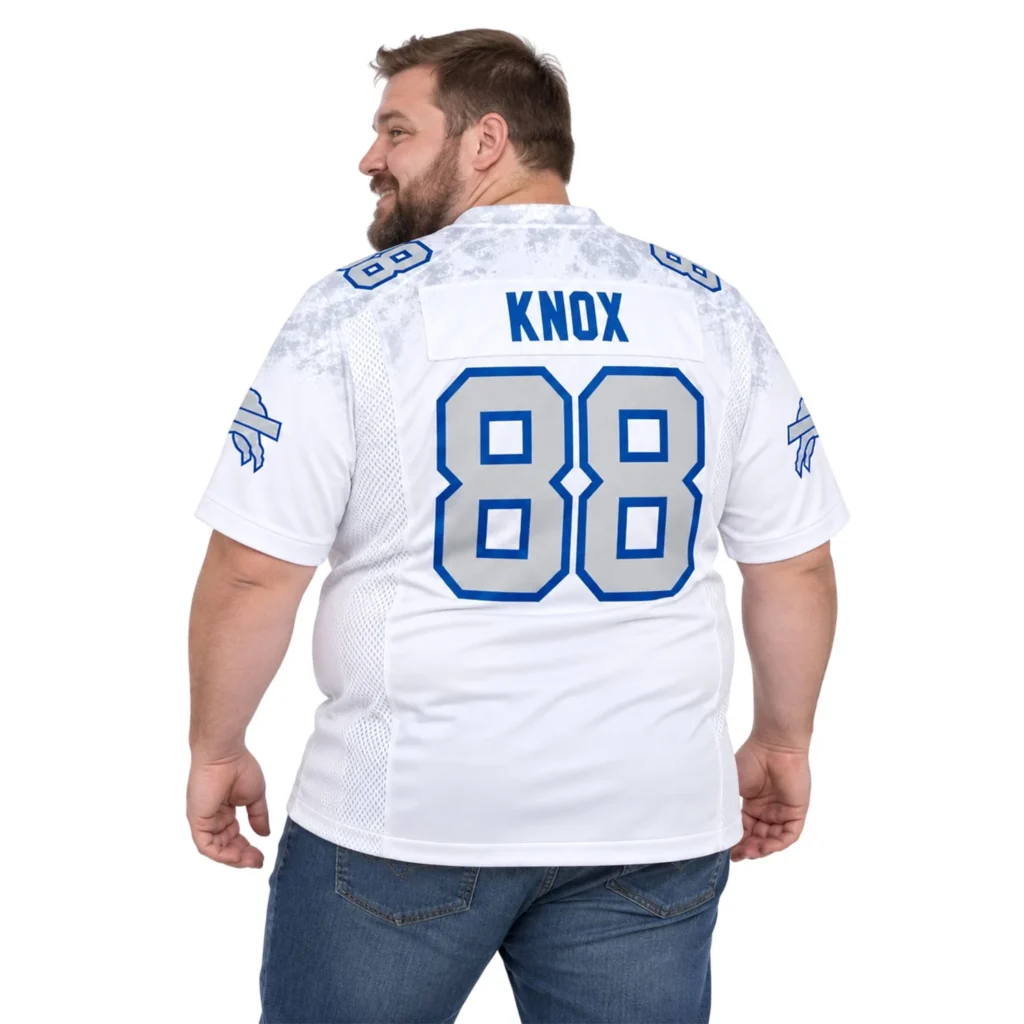 Buffalo Bills Dawson Knox White Rivalries Jersey – Personalized Fan Edition