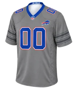 Buffalo Bills Gray Custom Jersey – front view