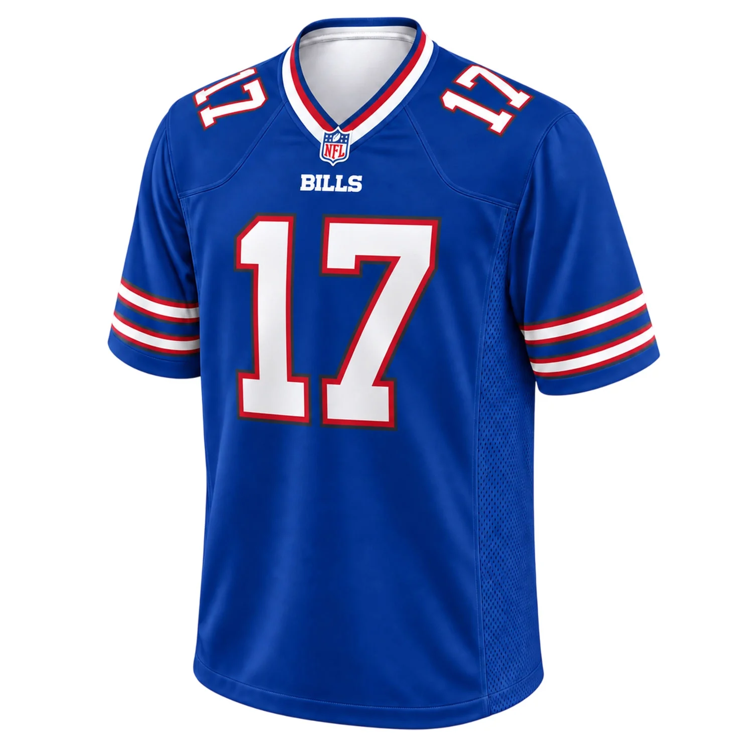 Buffalo Bills Josh Allen Blue Jersey – front view