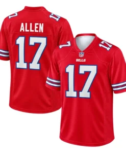 Buffalo Bills Josh Allen Red Jersey