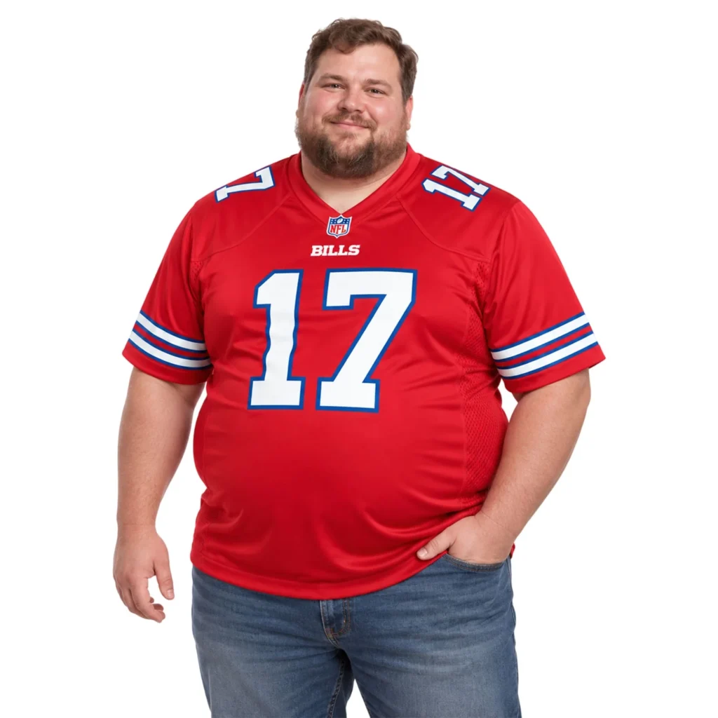Buffalo Bills Josh Allen Red Jersey – Custom Name & Number Edition
