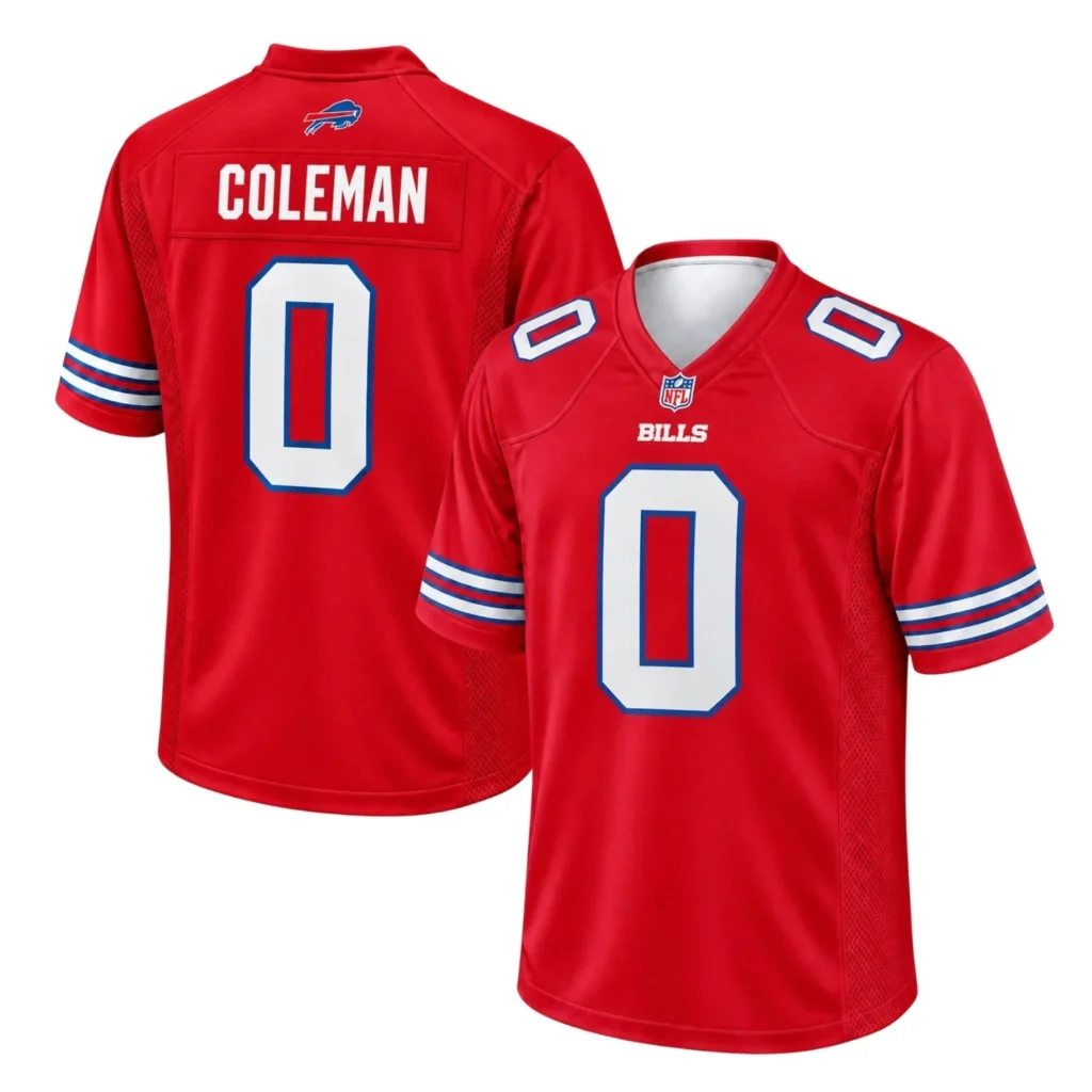 Buffalo Bills Keon Coleman Red Jersey – Matchday Fan Edition