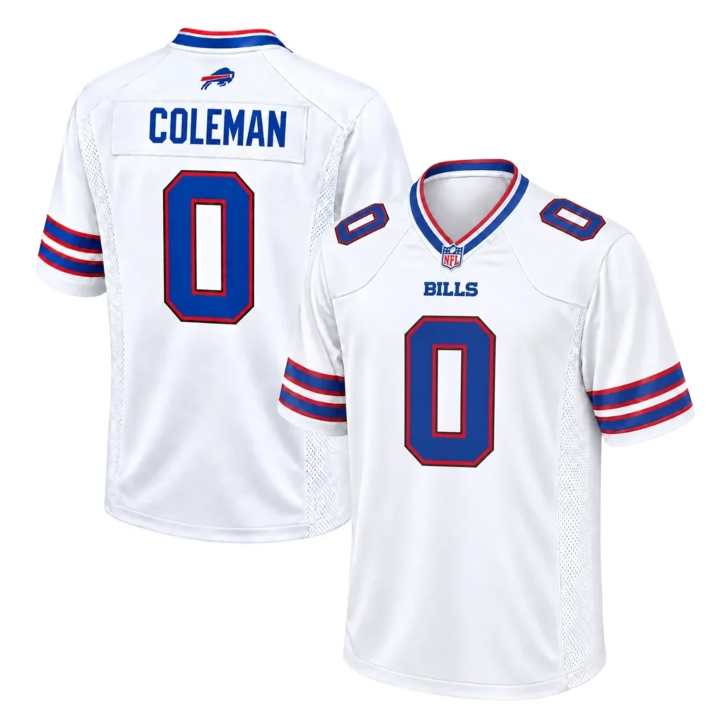 Buffalo Bills Keon Coleman White Jersey – Stadium Ready Fan Style