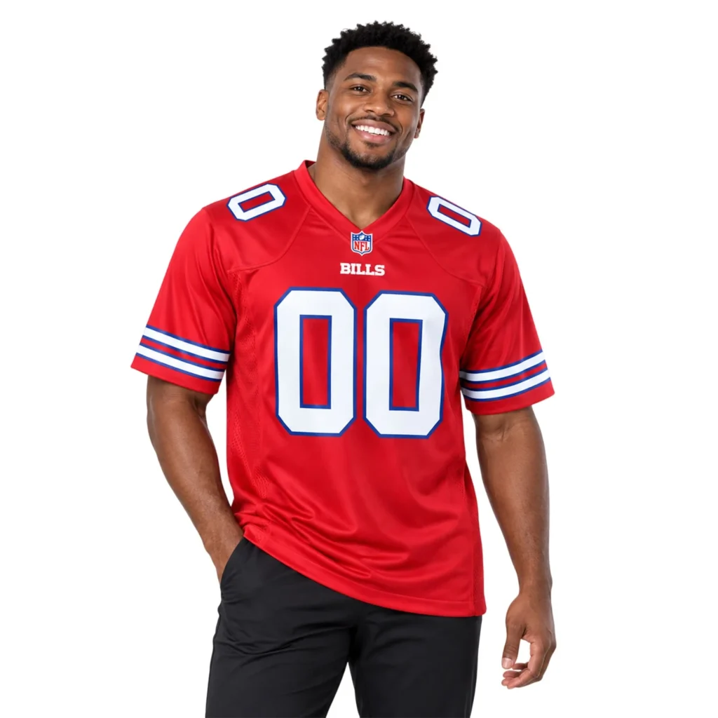 Buffalo Bills Red Alternate Custom Jersey – Stadium Ready Fan Style