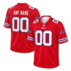 Buffalo Bills Red Classic Custom Jersey