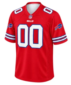 Buffalo Bills Red Classic Custom Jersey – front view