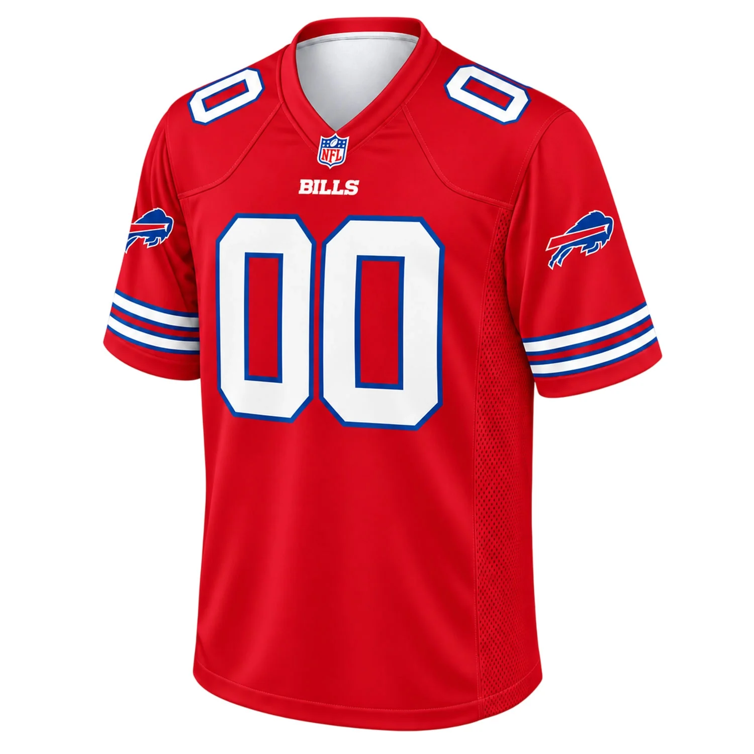 Buffalo Bills Red Classic Custom Jersey – front view