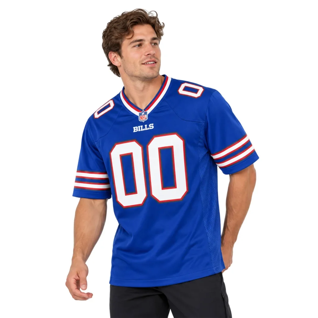 Buffalo Bills Royal Blue Custom Jersey – Home Crowd Fan Style