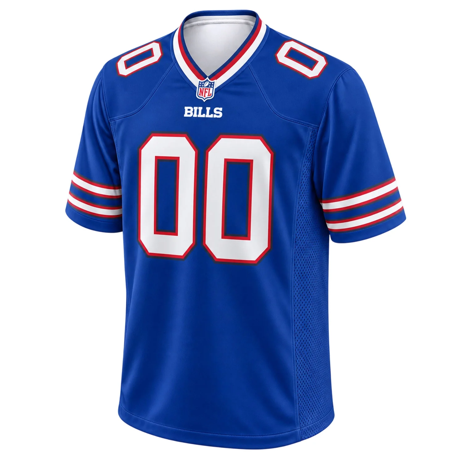 Buffalo Bills Royal Blue Custom Jersey – front view