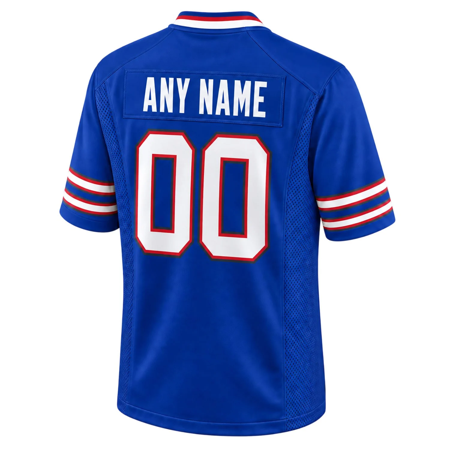 Buffalo Bills Royal Blue Mascot Jersey – back view
