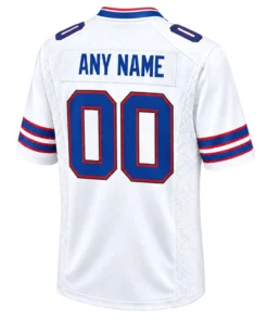 Buffalo Bills White Custom Jersey – alternate view 4