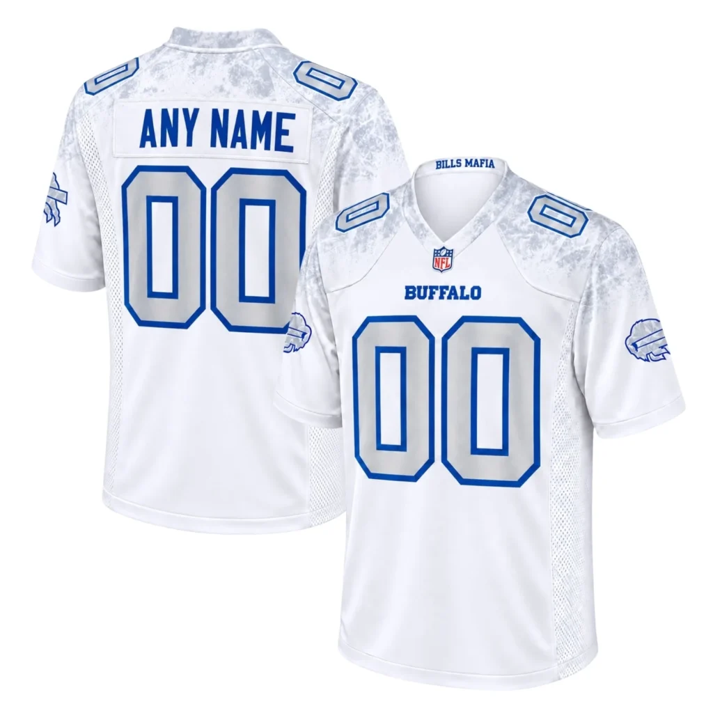Buffalo Bills White Rivalries Custom Jersey – Matchday Fan Edition