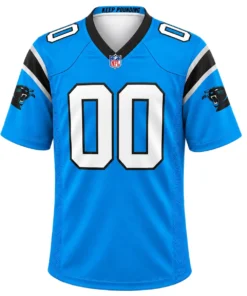 Carolina Panthers Blue Alternate Custom Jersey – front view