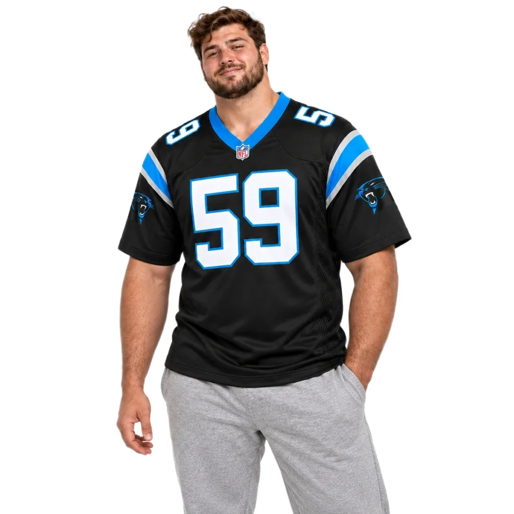 Carolina Panthers Luke Kuechly Black Jersey – Game Day Fan Jersey
