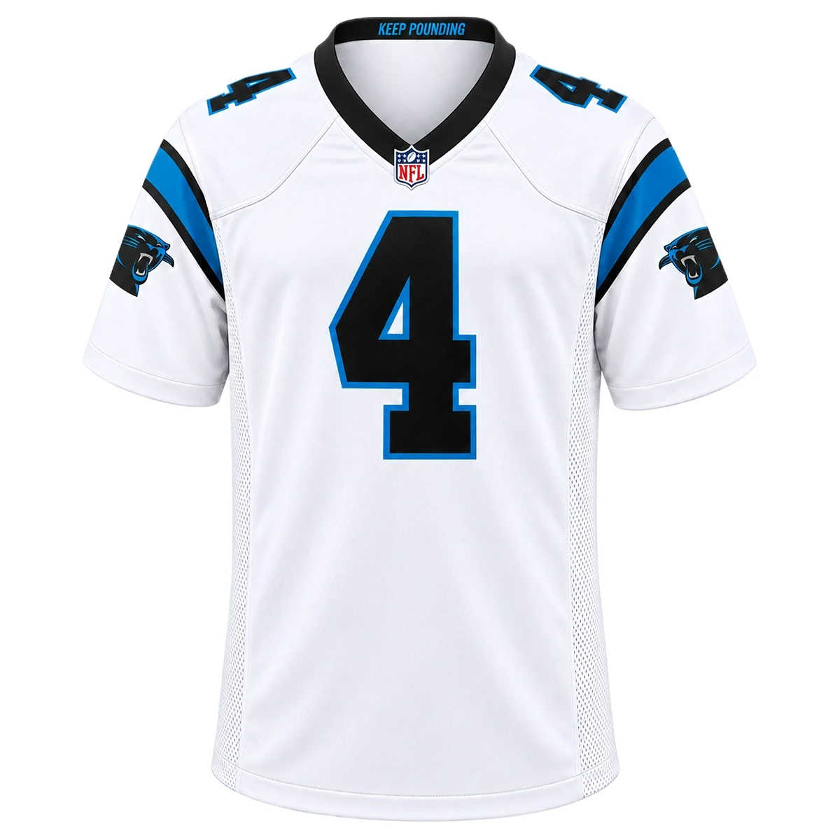 Carolina Panthers Tetairoa McMillan White Jersey – front view
