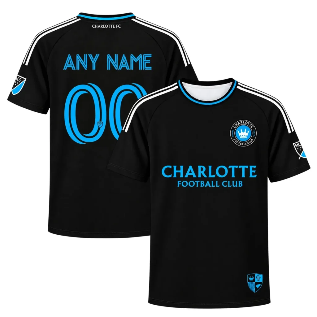Charlotte FC Black Custom Jersey – Game Day Fan Jersey