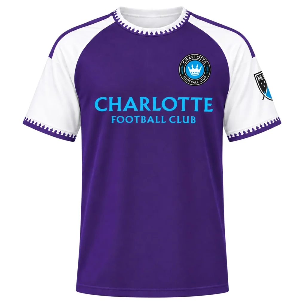 Charlotte FC Purple Custom Jersey – Matchday Fan Edition