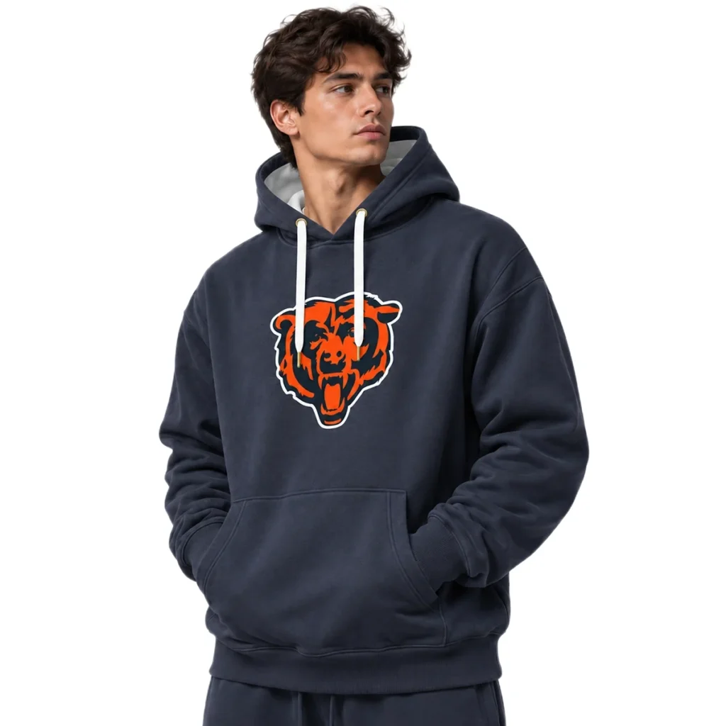 Chicago Bears Caleb Williams Classic Hoodie – Warm-Up Fan Style