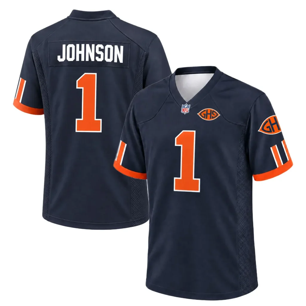 Chicago Bears Jaylon Johnson Navy Jersey – Custom Name & Number Edition