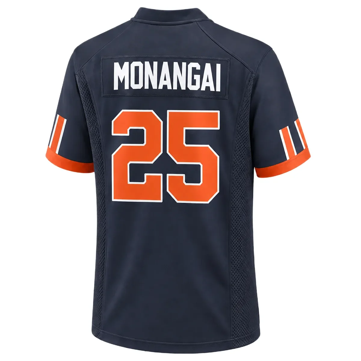 Chicago Bears Kyle Monangai Navy Rivalries Jersey – back view