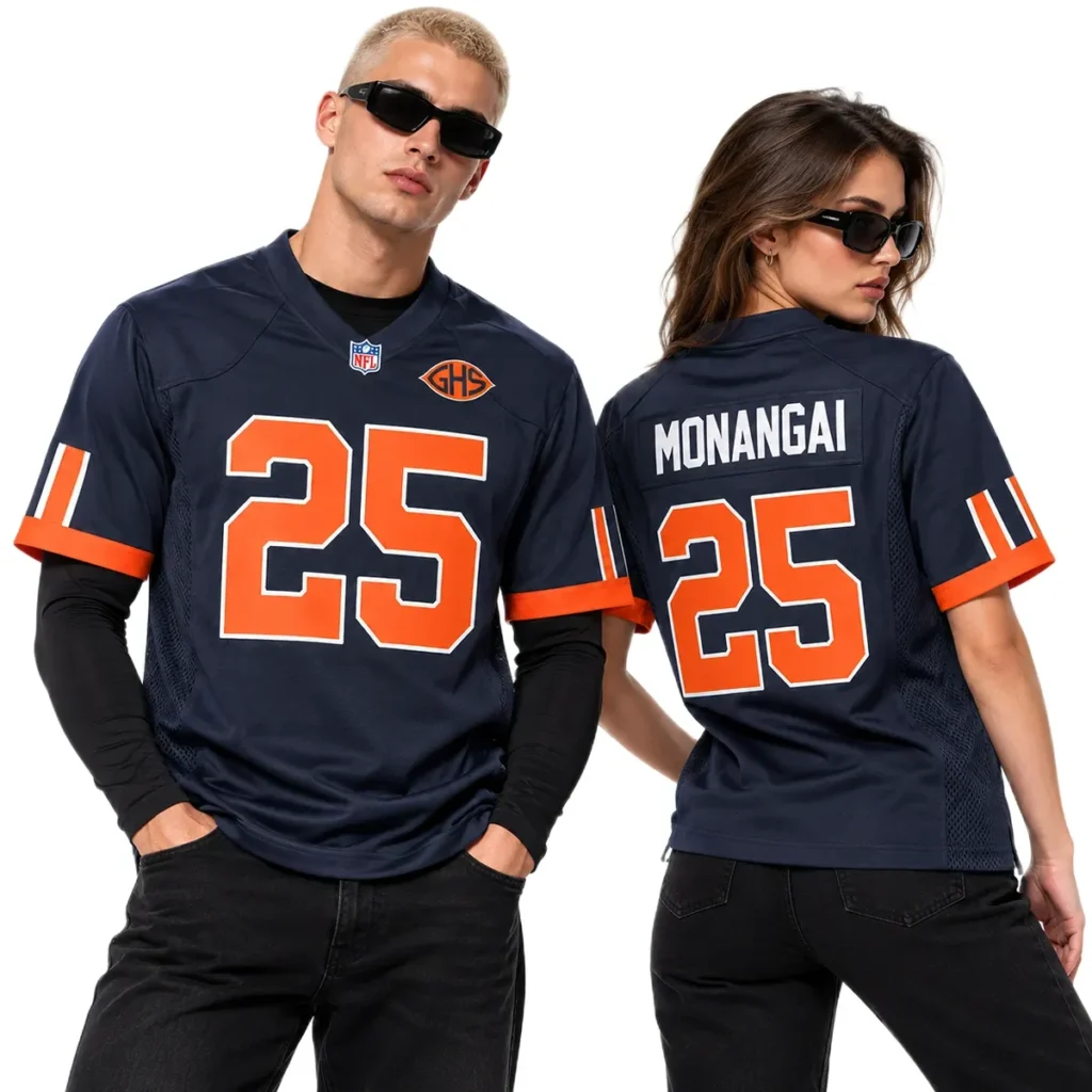 Chicago Bears Kyle Monangai Navy Rivalries Jersey – Stadium Ready Fan Style