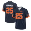 Chicago Bears Kyle Monangai Navy Rivalries Jersey – front back view