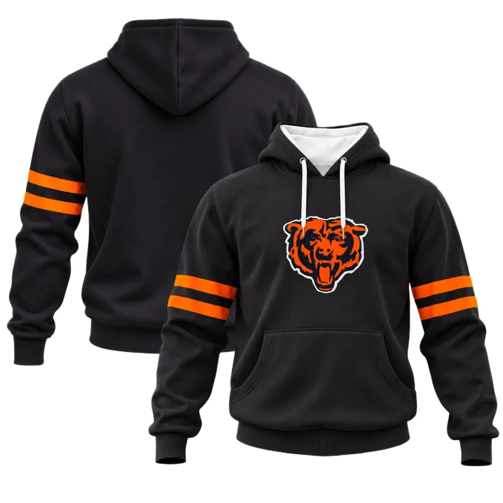 Chicago Bears Midnight Navy Hoodie – Cold Night Fan Edition