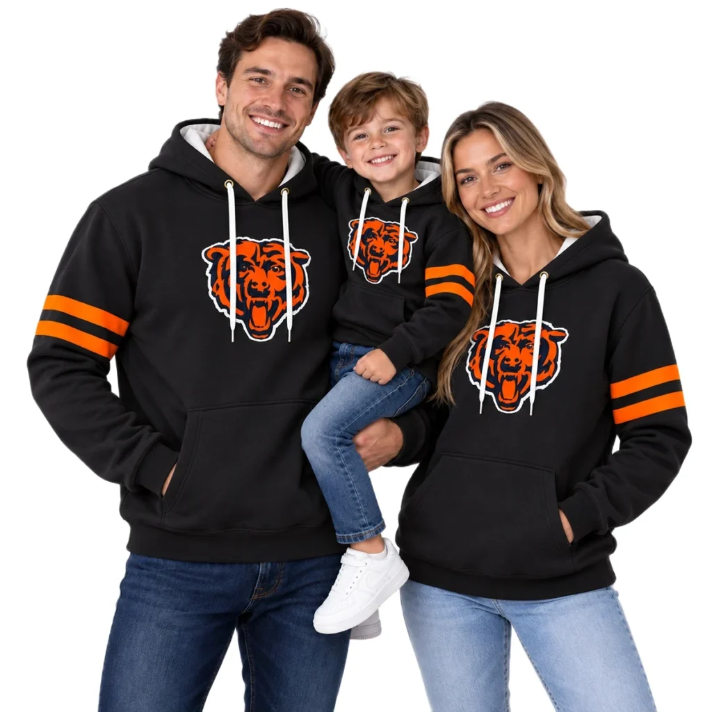 Chicago Bears Midnight Navy Hoodie – Cold Night Fan Edition