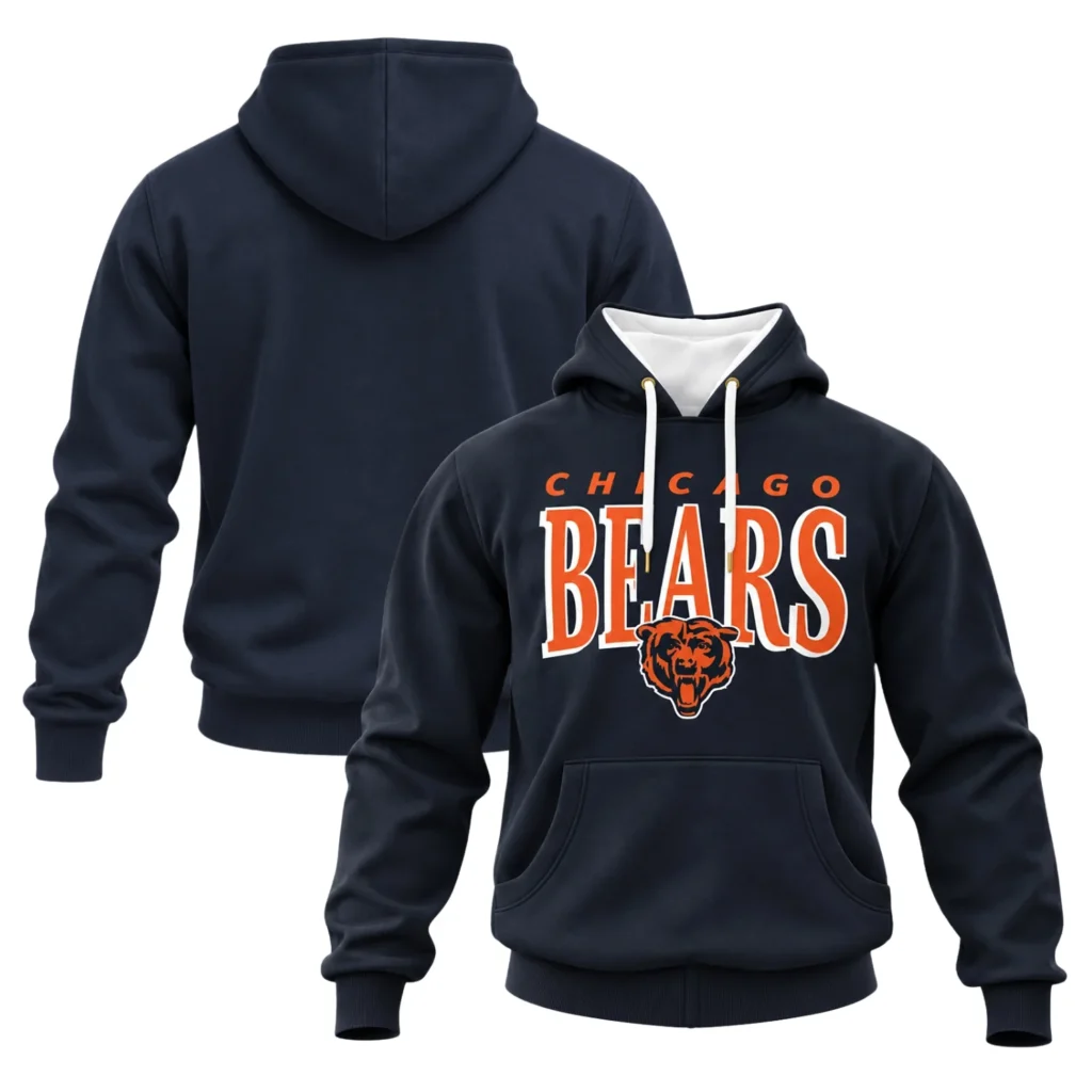 Chicago Bears Throwback Vintage Hoodie – Game Day Pullover