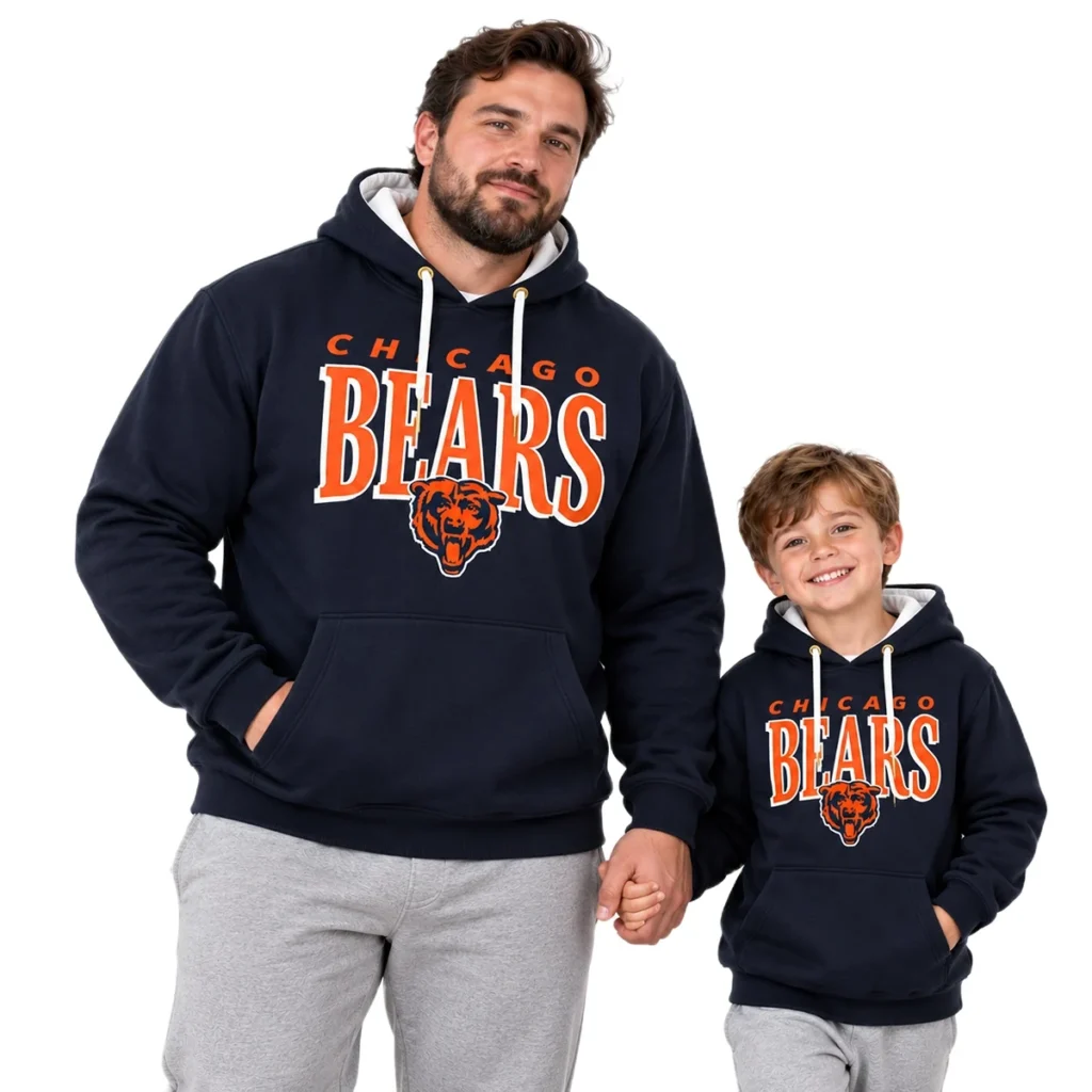 Chicago Bears Throwback Vintage Hoodie – Game Day Pullover