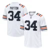 Chicago Bears Walter Payton White Jersey – front back view