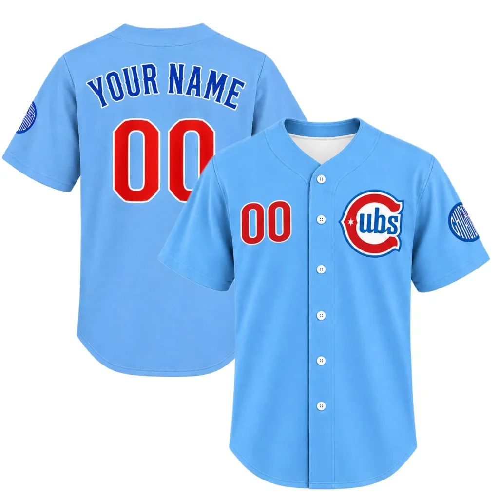 Chicago Cubs City Connect Custom Jersey – Name & Number Fan Jersey