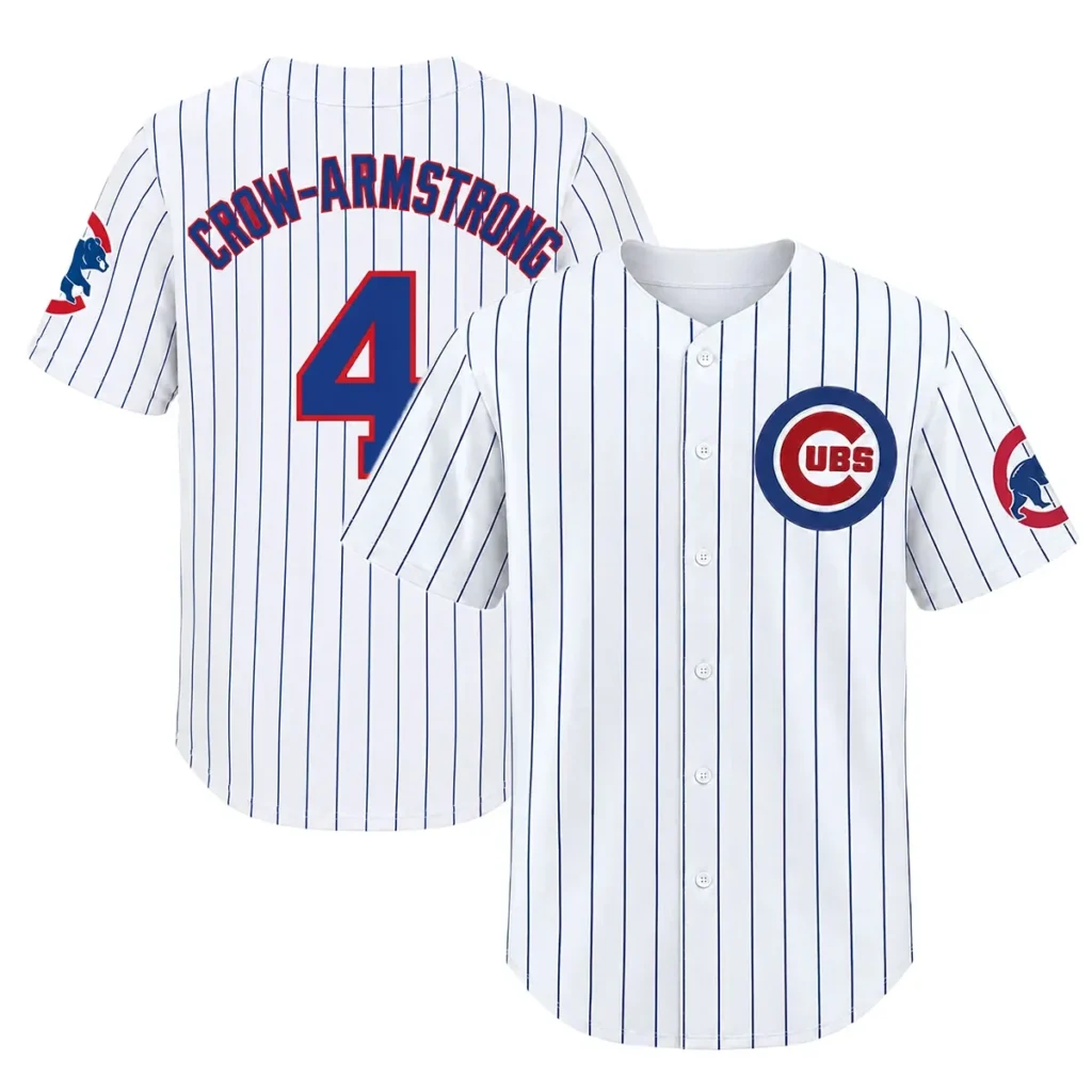 Chicago Cubs Pete Crow-Armstrong White Jersey – Home Crowd Fan Style