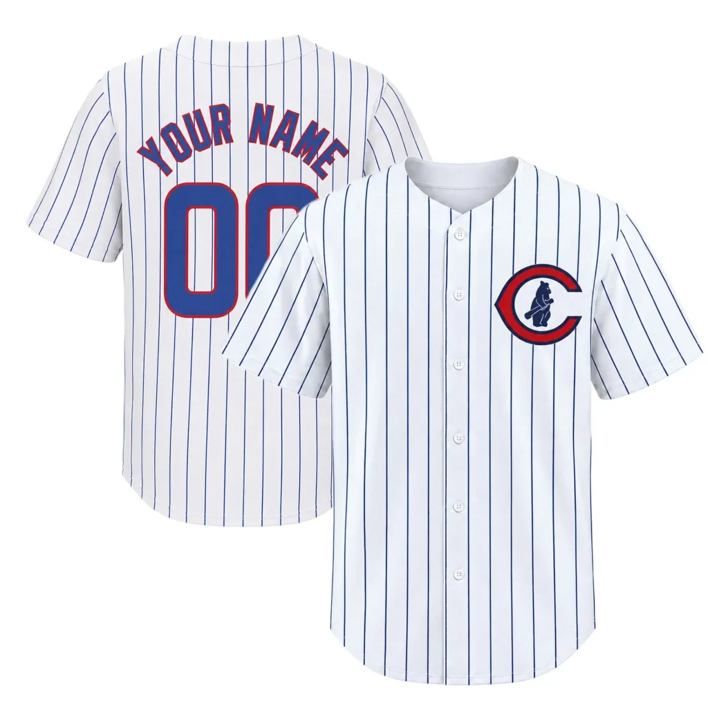 Chicago Cubs Throwback Custom Jersey – Custom Name & Number Edition