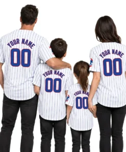 Chicago Cubs White Home Jersey – family view