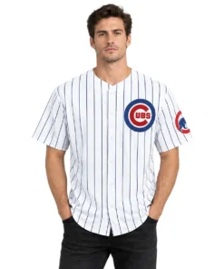Chicago Cubs White Home Jersey – alternate view 5