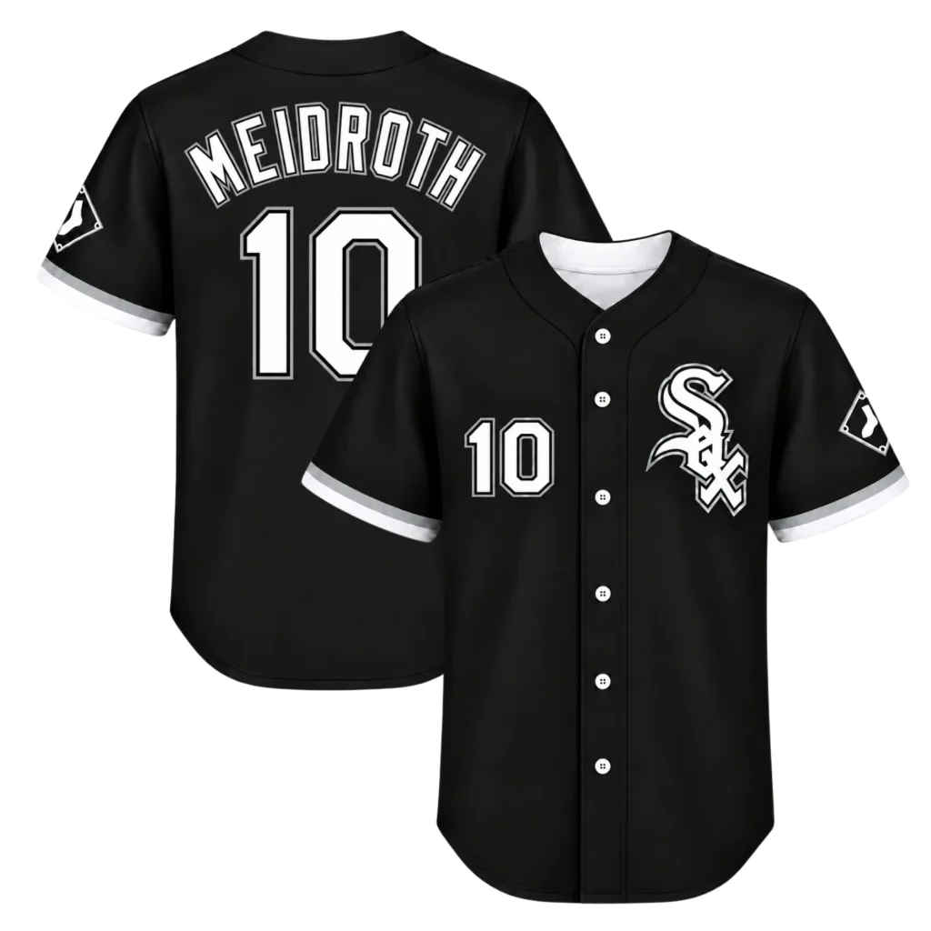 Chicago White Sox Chase Meidroth White Alternate Jersey – Personalized Fan Edition